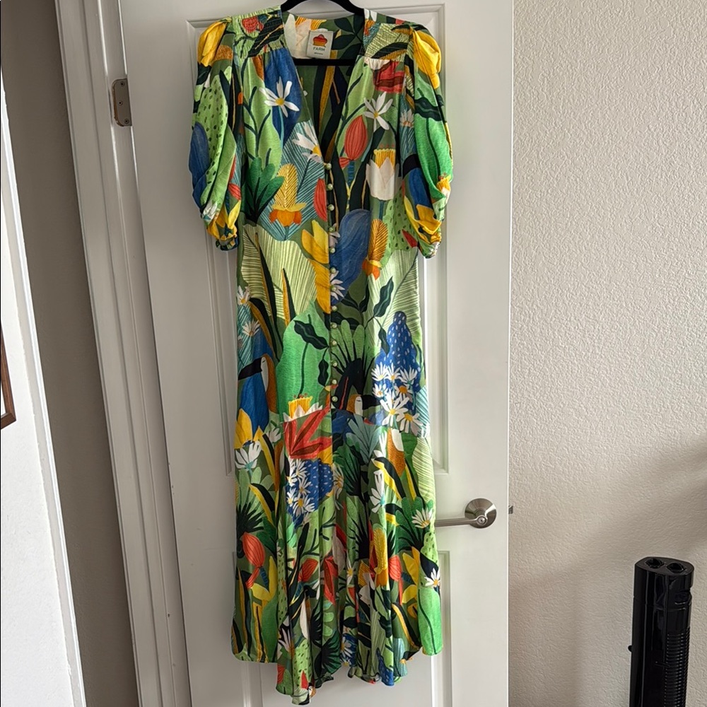 FARM Rio Vibrant Floral Maxi Dress